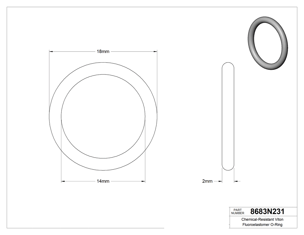 Technical drawing - 8683N231